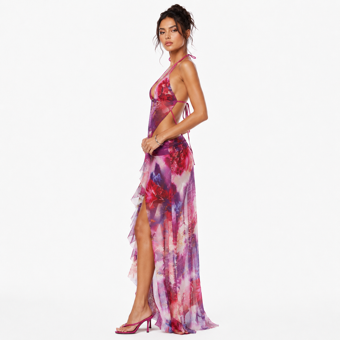 Jeanne Printed Maxi Dress