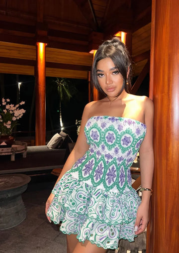 Amorette Floral Mini Dress