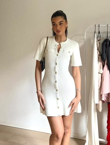 Rosalie Knit Mini Dress
