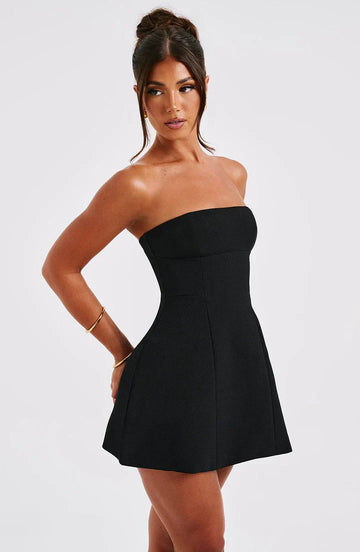 Noire Bustier Mini Dress