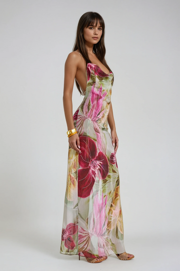 Moonlight Beaded Maxi Dress