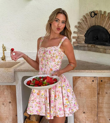 Violetta Floral Mini Dress