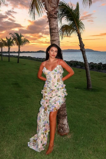 Solenne Ruffle Maxi Dress