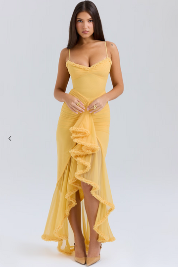 Serenade Ruffle Maxi Dress