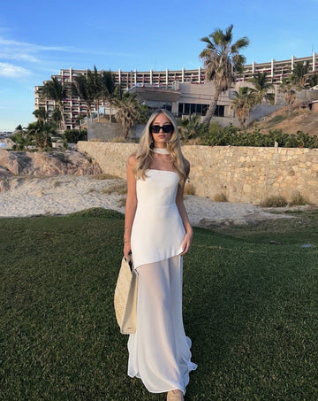 Eclipse Asymmetrical Maxi Dress