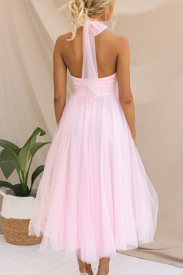 Aureline Tulle Midi Dress