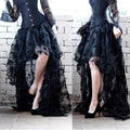 Women Black Queen Mini Dress