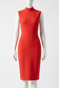 Red Halter Bodycon Midi Dress – Grace