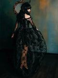 Women Black Queen Mini Dress