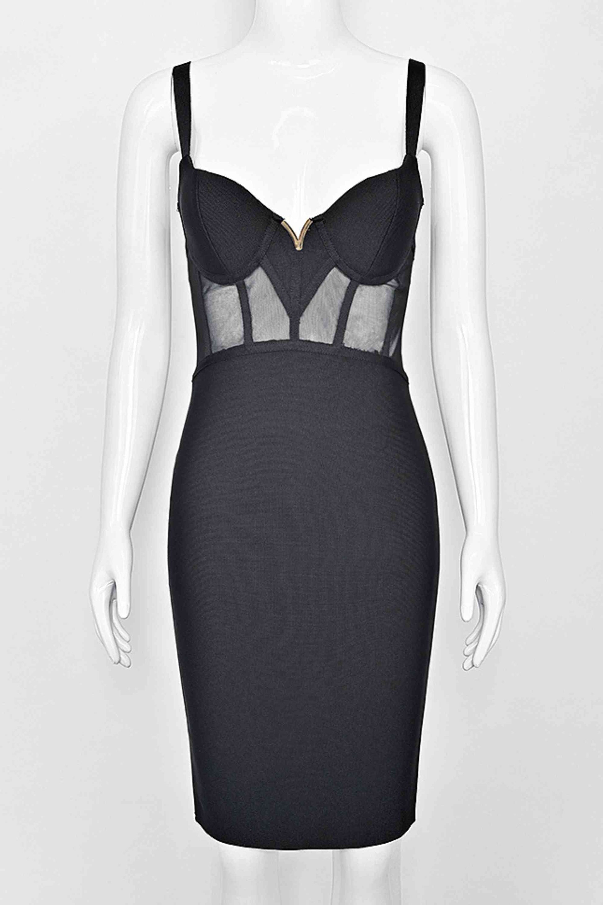 Juliette Bodycon Dress - Classic Black