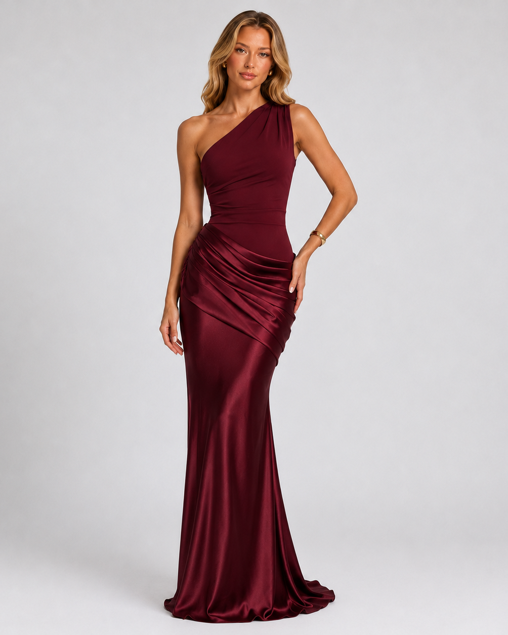 Satin Maxi Dress for Women – Madona