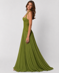 Women's Floral Lace Corset Maxi Dress
