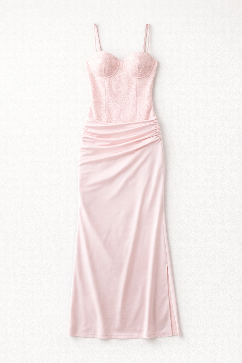 Euphoric Beaded Maxi Dress Pink — Pink