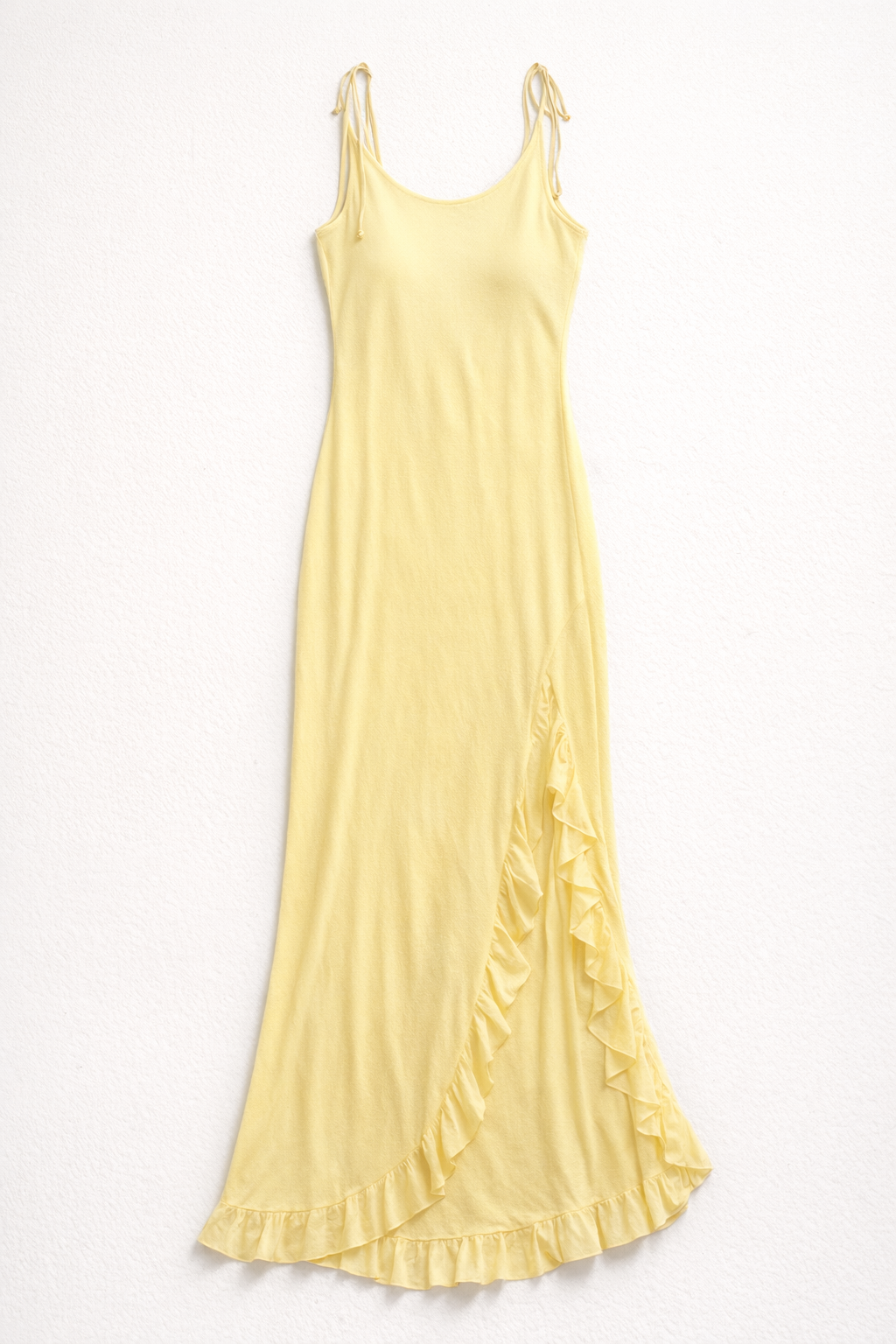 Lemon Solstice Maxi Dress — Light Yellow