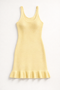 Lemon Riviera Mini Dress — Light Yellow