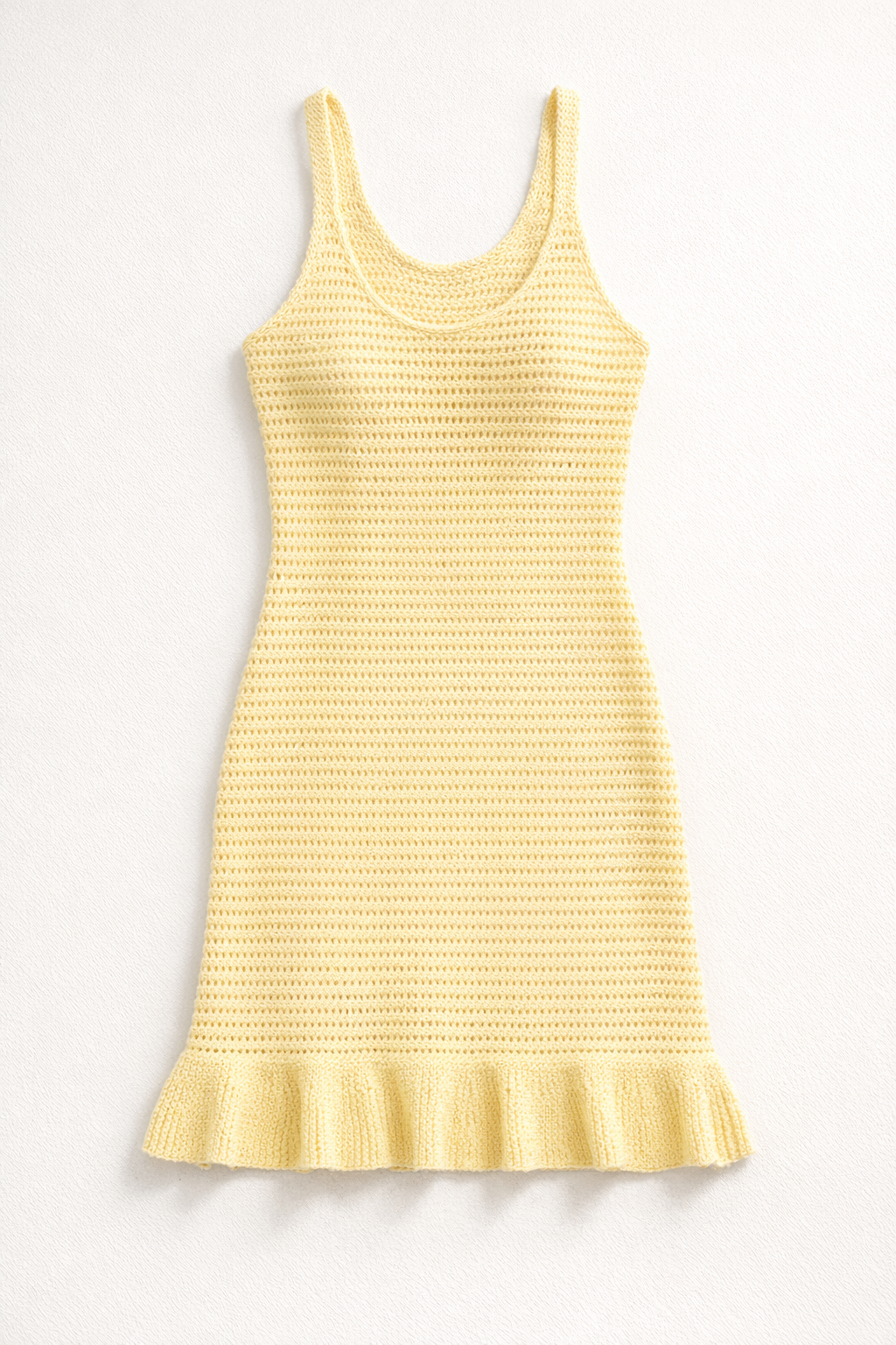 Lemon Riviera Mini Dress — Light Yellow