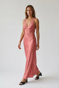 Midi Dress – Pink Lace
