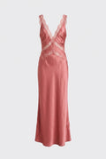 Midi Dress – Pink Lace