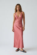 Midi Dress – Pink Lace