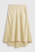 Gold Gown Satin Halter Backless Maxi Dress