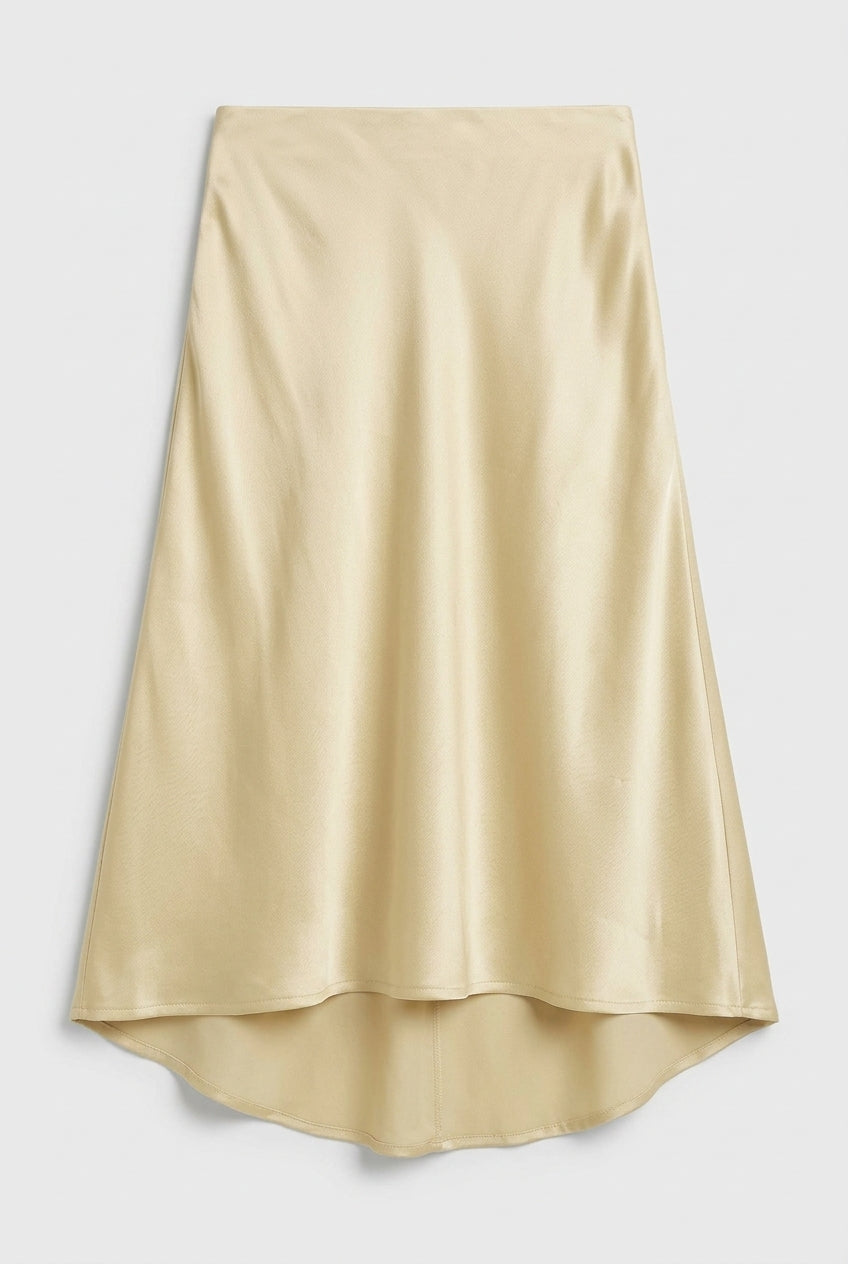 Gold Gown Satin Halter Backless Maxi Dress