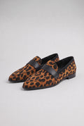 Women’s Pointed Comfort Loafers — Brown