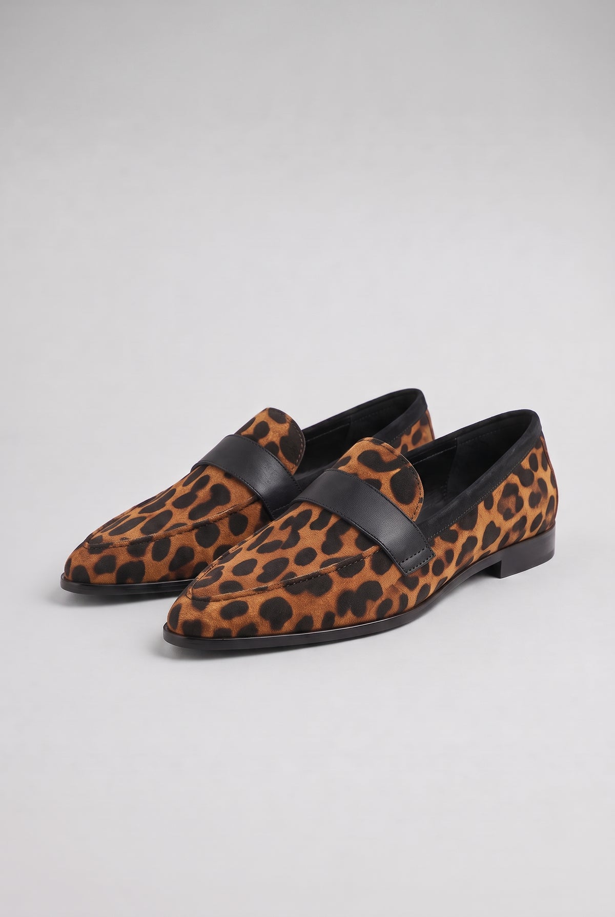 Women’s Pointed Comfort Loafers — Brown