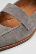 Women’s Pointed Comfort Loafers — Grey