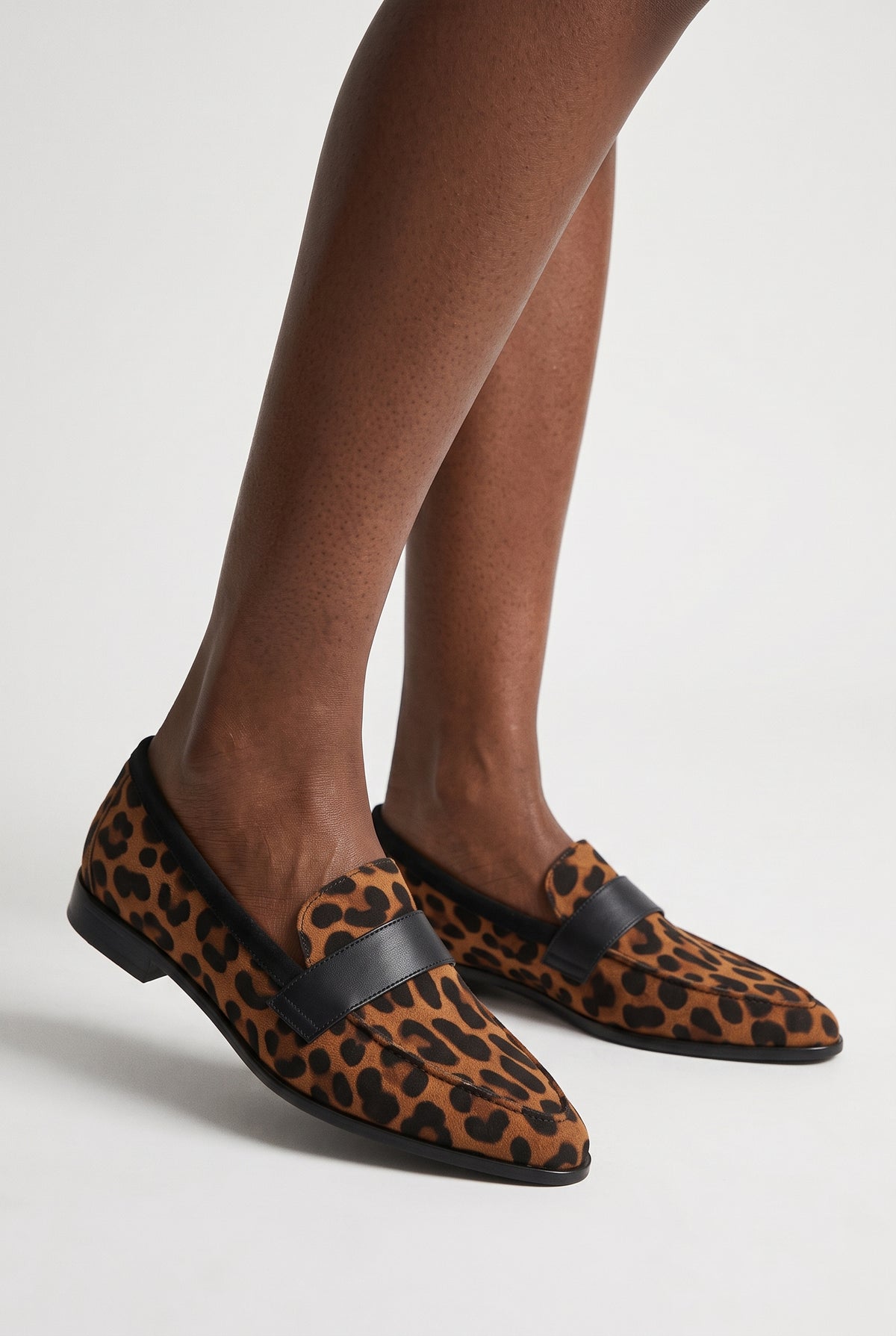 Women’s Pointed Comfort Loafers — Brown