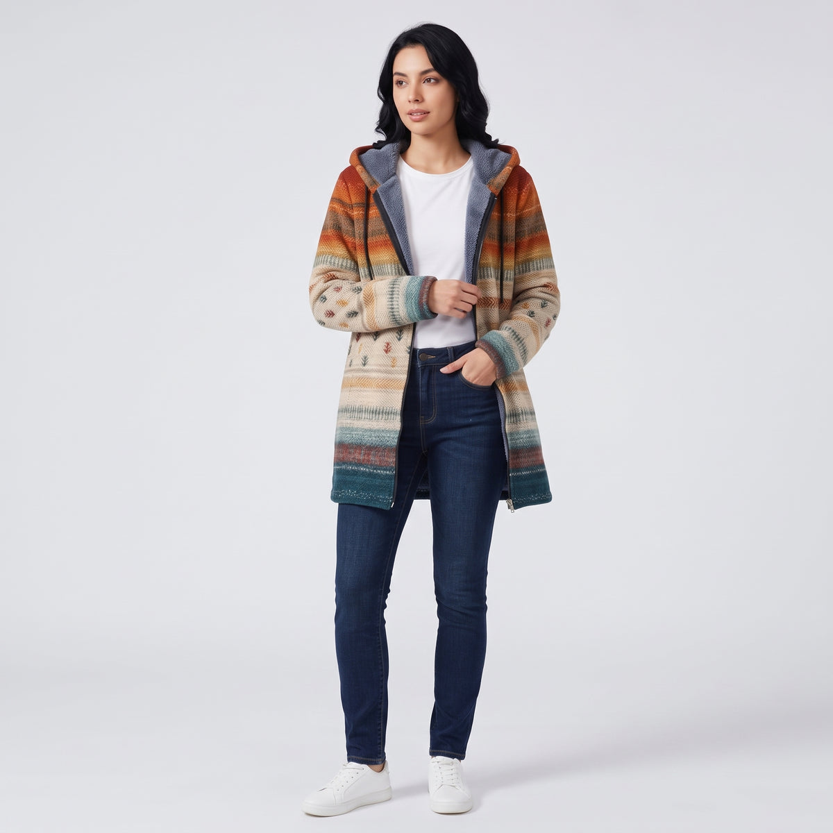 Women's Art-Inspired Luxurious Hoodie