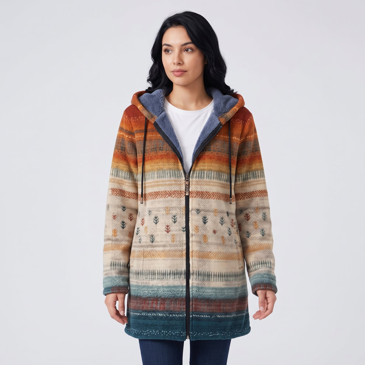 Women's Art-Inspired Luxurious Hoodie