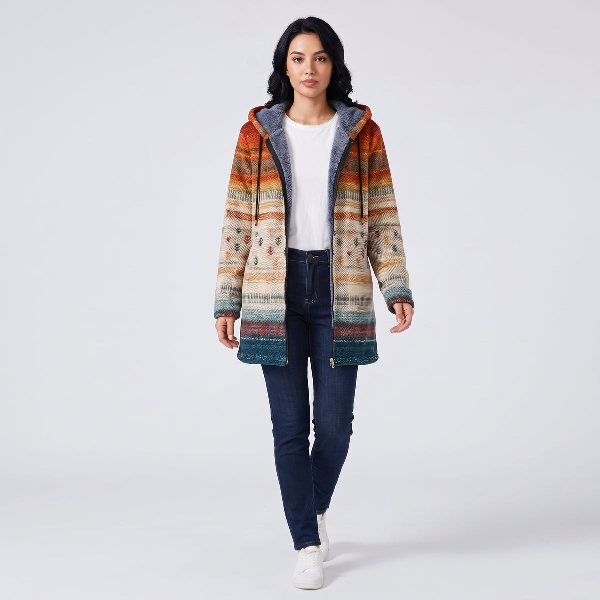 Women's Art-Inspired Luxurious Hoodie