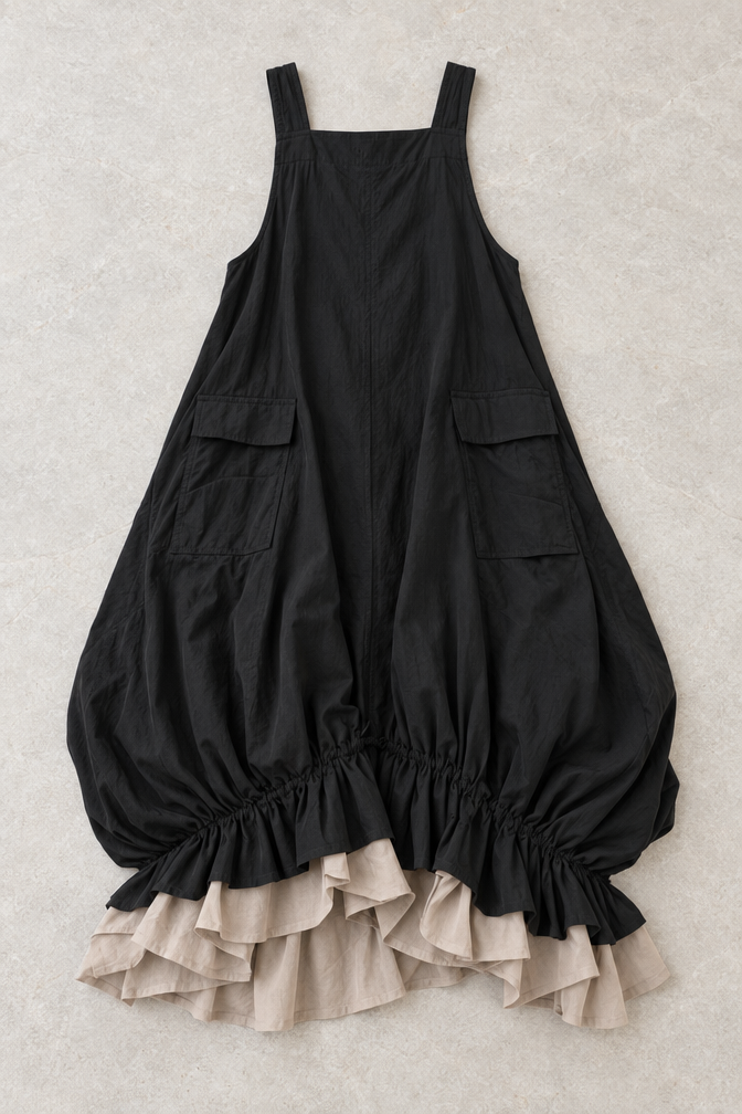 Women's Black Midi Dress