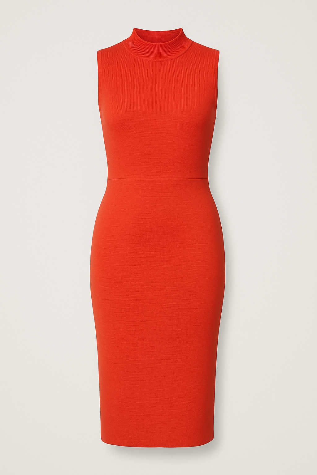 Red Halter Bodycon Midi Dress – Grace — Red