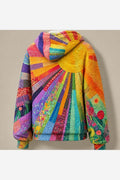 Bohemian Patchwork Hoodie – Multicolour