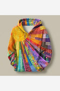 Bohemian Patchwork Hoodie – Multicolour