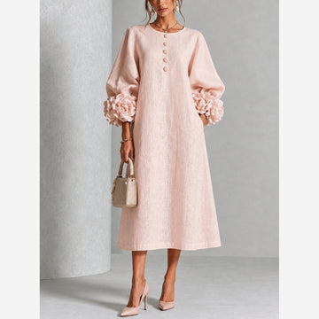 Elegant Floral Midi Dress