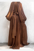 Amber Pleated Maxi Dress