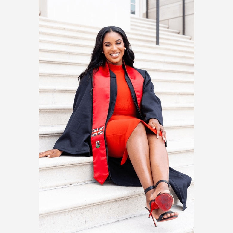 Red High Neck Bandage Midi Dress