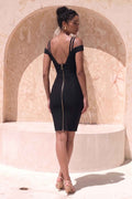 Sia Bandage Dress - Classic Black